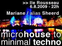 mariane microhouse to minimal techno @ Ile Rousseau
